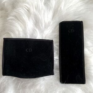CHRISTIAN DIOR Velvet Dust Covers Black